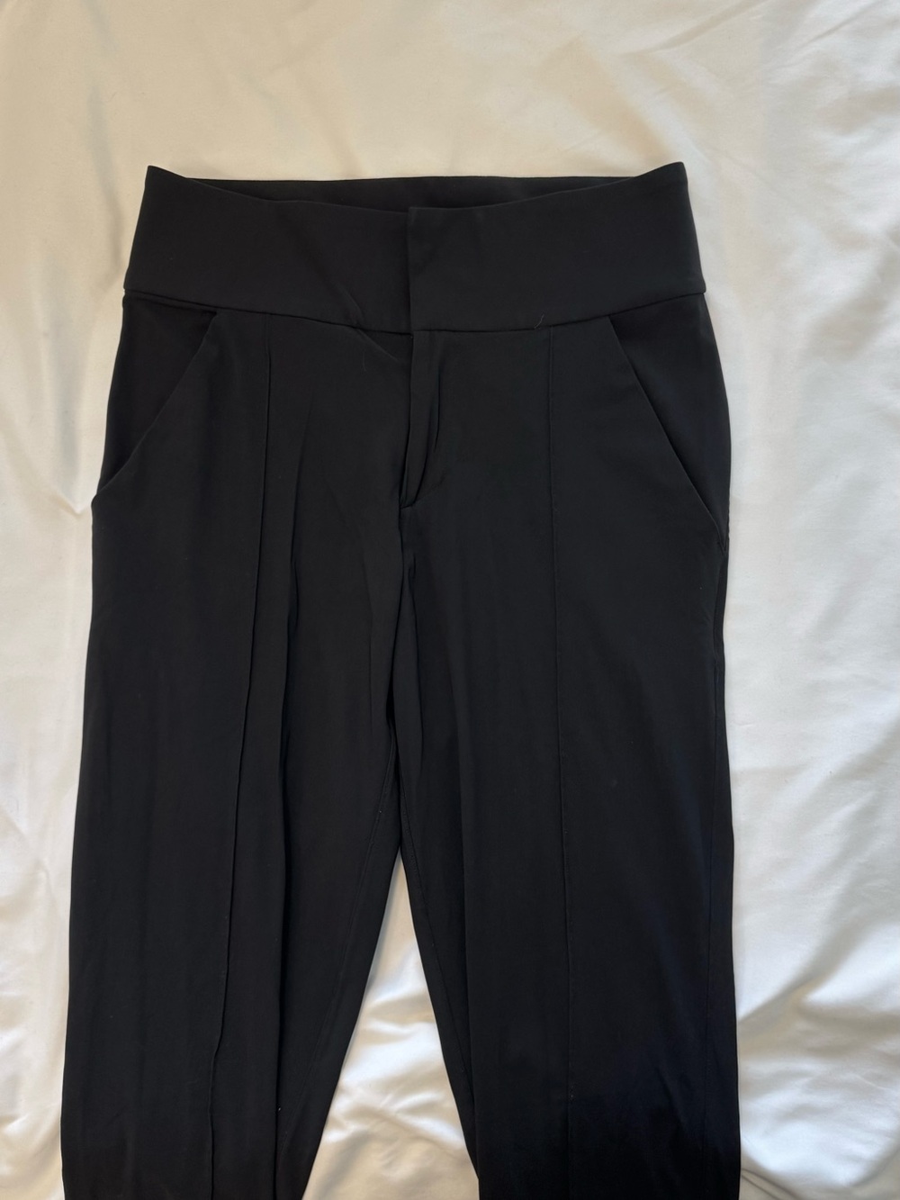 lululemon athletica Black Straight-Leg Ponte Pants